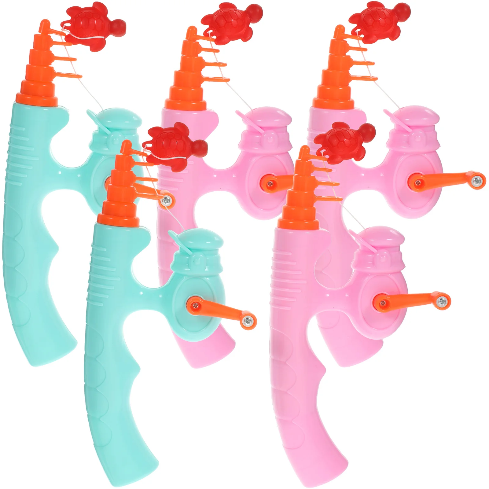 5 Pcs Fishing Accessories Rod Kids Toys Games Poles Toddler 2-3 Years Old Take Bath Fittings Child