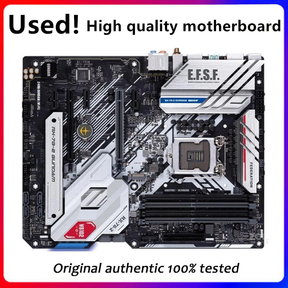 Per Z490-Gundam Wifi Originale Usato Desktop Intel Z490 128Gb Ddr4 Scheda Madre Lga 1200 I7/I5/I3 Usb3.0 Sata3