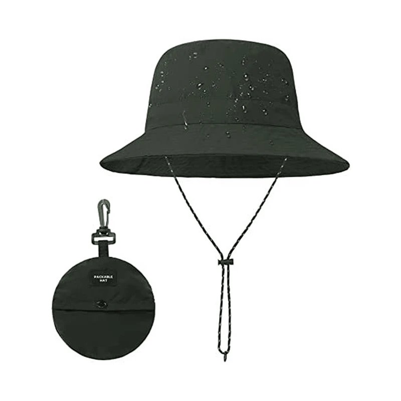 Foldable Bucket Hat Outdoor Anti-UV Sun Hats For Men Women Spring Summer Fast Dry Waterproof Visors Cap Camping Fisherman Caps sun hat fisherman hat sun protection hat