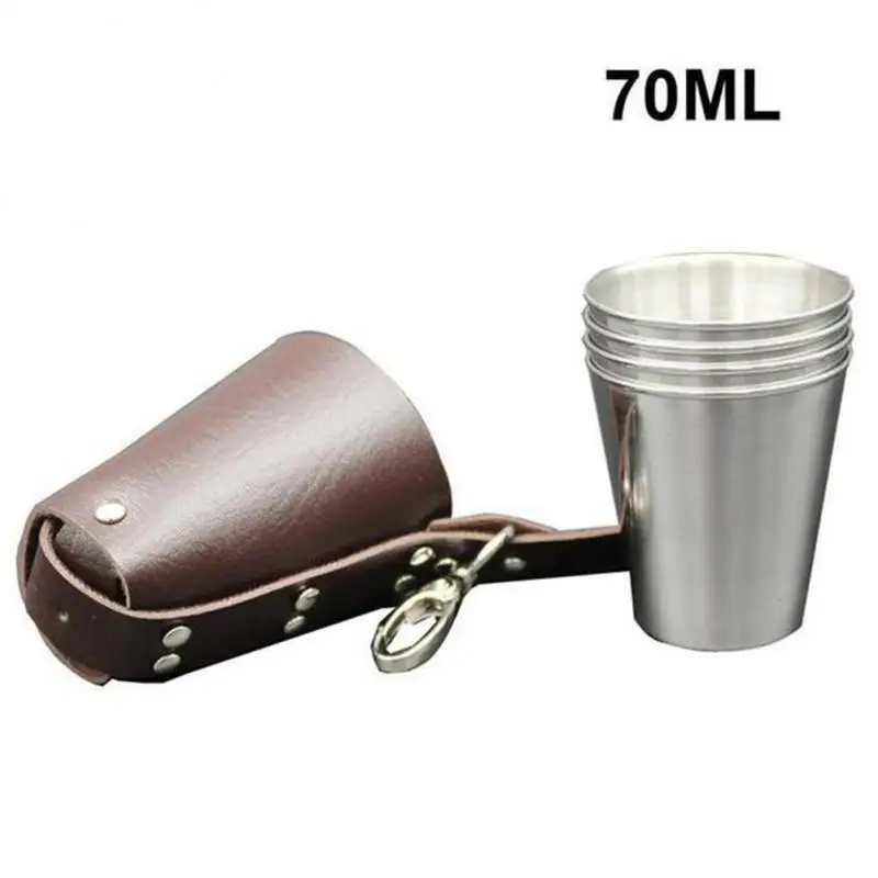 

Stainless Steel Metal Cup Beer Cups White Wine Glass Coffee Tumbler Travel Camping Mugs Drinking Coffee Tea Mug Set Outdoor