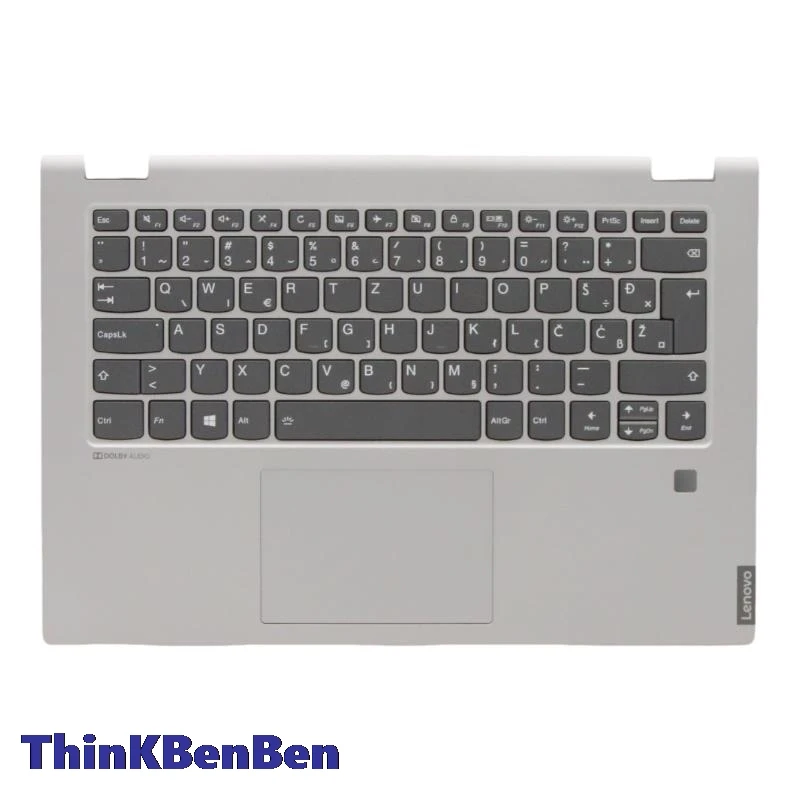 

SI Slovenian Backlit Keyboard GY PL Upper Case Palmrest Shell Cover FPR For Lenovo Ideapad C340 Flex 14 IAP IML IWL 5CB0S17468