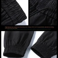 Hip Hop Women's Sports Fashion Cargo Pants Loose and Casual Korean Harem Pants Black Joggers with Multiple Pockets Trousers 5XL - Image 5