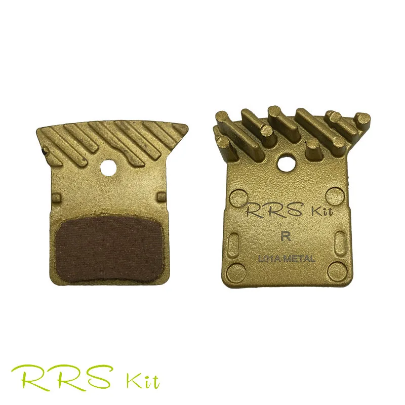 Rrskit Golden Bicycle Brake Resin Pad Road Mtb Bike Pads Per Shimano L03A Ultegra R9170 R8070 R7070 Rs805 Rs505 Xtr M9100 K02S