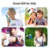2PCS Portable Kids Handheld Walkie-Talkie Transceiver Phone Radio Receiver Interphone 3KM Mini Toys Walkie Talkie Gifts Boy Girl 4