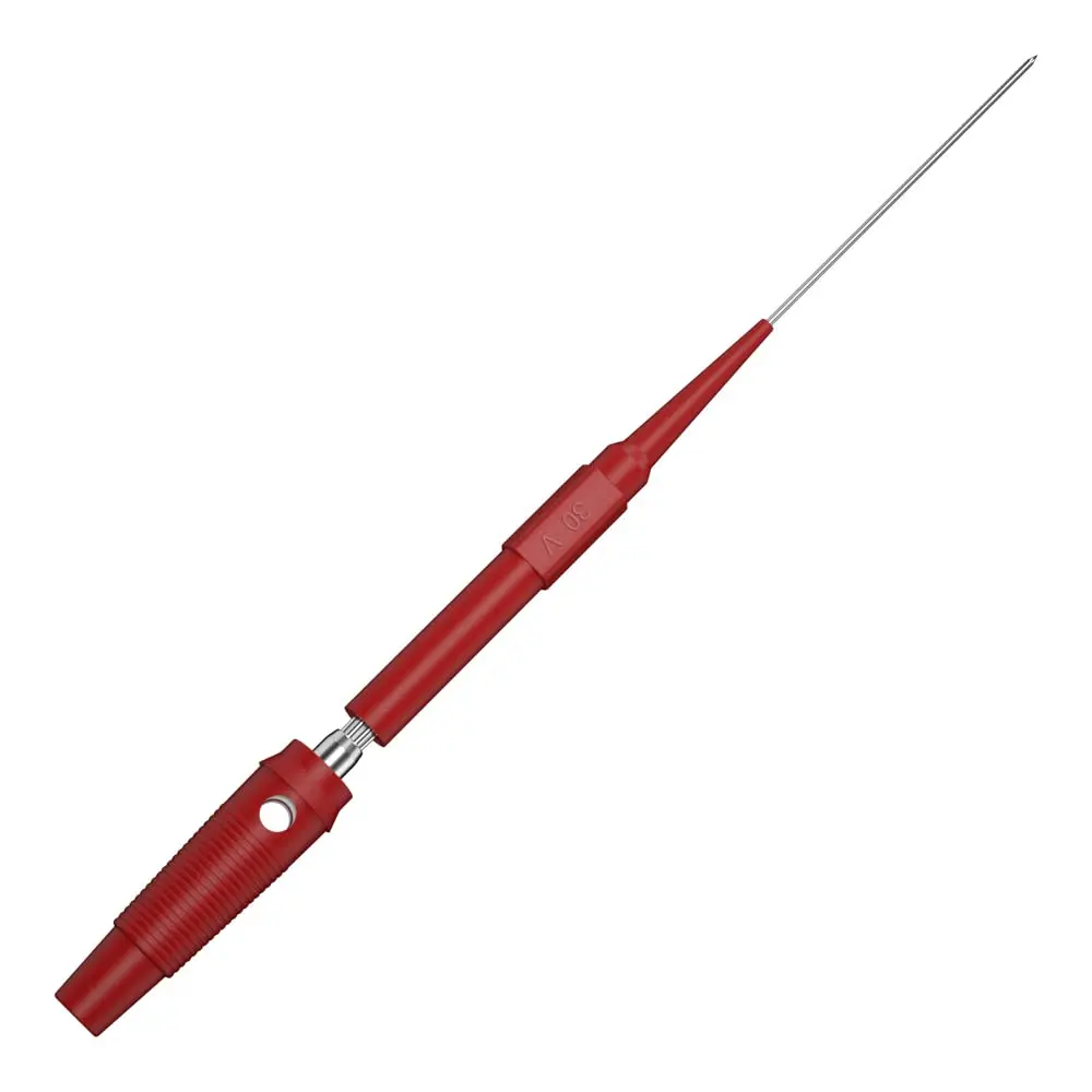multimeter test leads 10/20pcs Multimeter Test Lead Extention Back Probes Sharp Needle Micro Pin Stainless Steel Tipped Tip for Banana Socket Tester