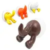 Hook Cartoon Animal Tail Sucker Suction Baby Bathroom Towel Hanger Holder Keys Hanger 3