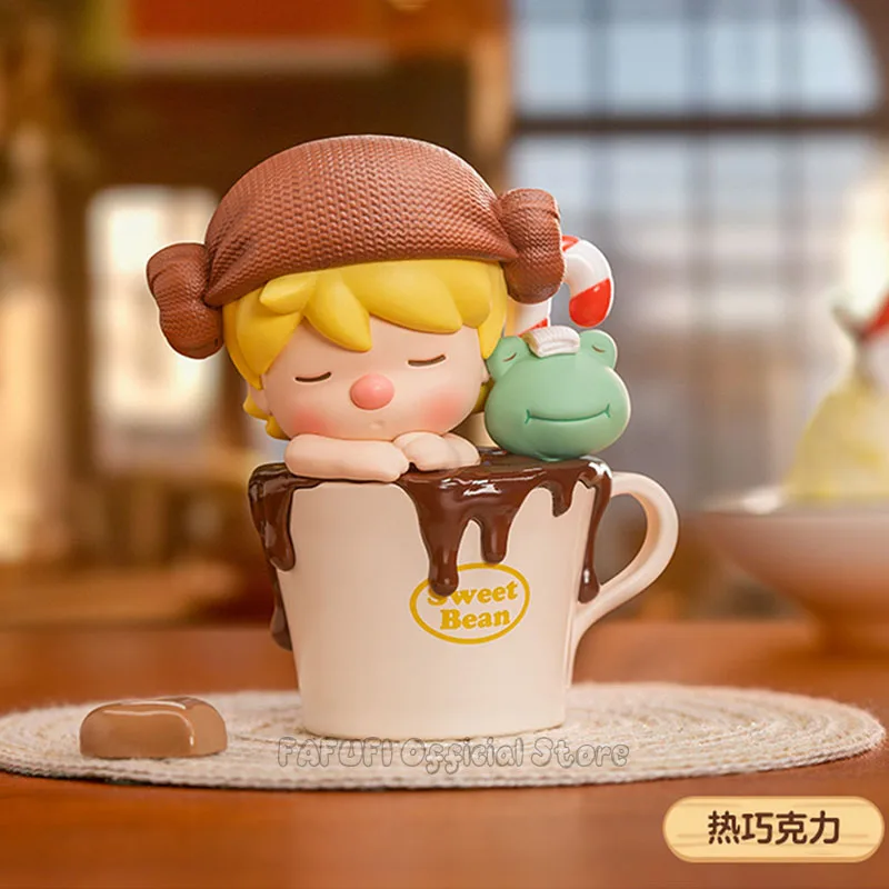 Pop Mart Sweet Bean Freeze Frame Time Dessert Box Series Blind Box Toys Doll Cute Anime Figure Ornaments Collection Gift
