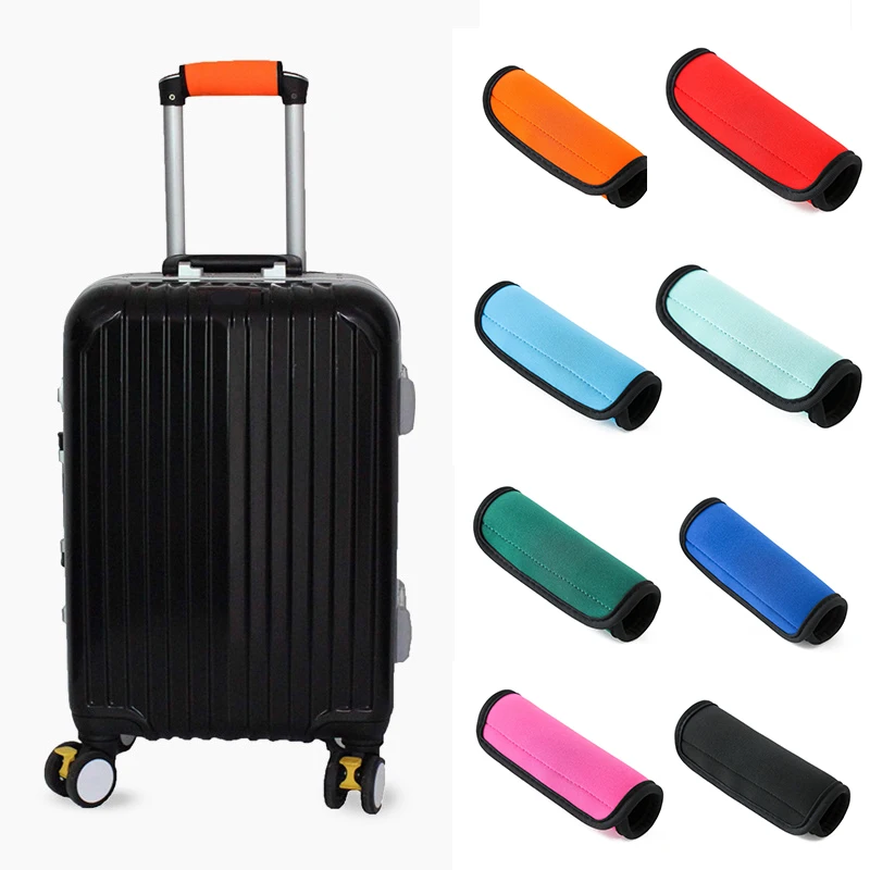 Comfortable Luggage Handle Cover Neoprene Suitcase Wrap Grip Soft Identifier Stroller Armrest Protective Cover Handle Protective