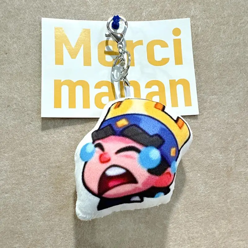 10cm Little Prince Crying Voice Cotton Pendant COS Game Clash Royale Keychain Doll Handmade Customize Production Kids Gift Toys view 3