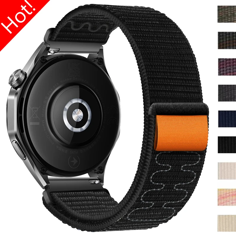 Nylon Loop Wristband - 20mm/22mm, Stylish and Durable Strap