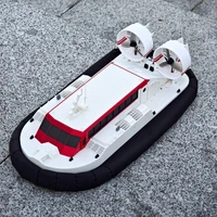 RC Amphibious Hovercraft Model Remote Control Wind-powered Boat Model Jet Boat Toy Gift DIY Simulation Ship Model 2