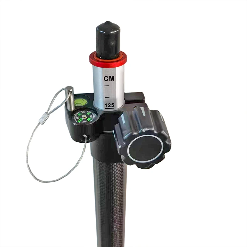 2.2m Carbon Fiber Measuring Rods Universal Highly Accurate,Survey Pole RTK GPS f