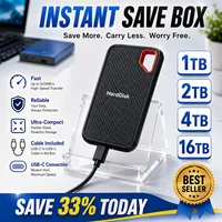 Portable 2TB External Storage SSD Type-C Hard Drive for Student Office Travel Home Use MAC 1