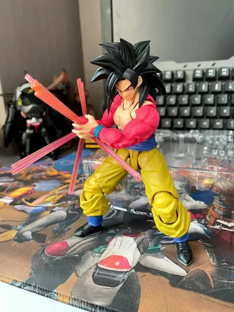 Bandai espíritos shf dragon ball gt super saiyan 4 filho goku kawaii anime  figura modelo dos desenhos animados figura de ação crianças brinquedos  colecionáveis - AliExpress