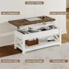 Lift Top Coffee Table,Multi-Function Convertible Coffee Table with Storage and Compartment,Coffee Table Converts to Dining Table 3
