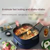 220V 6L Non-stick Electric Hot Pot 2 Flavor Cooker Available Split Type Multi Cooker Home Frying Pan 1