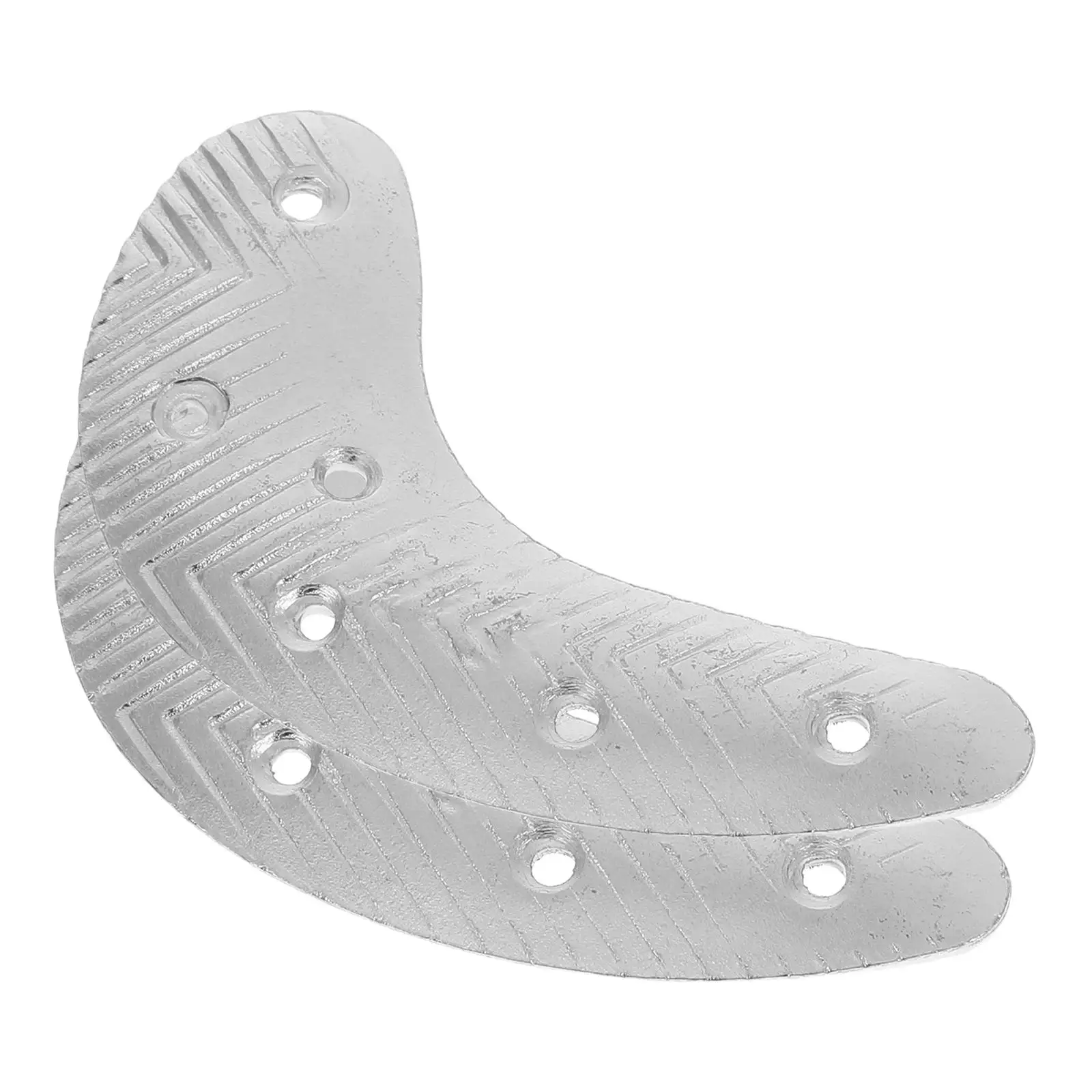 금속 내마모성 디스크 신발 뒤꿈치 패드 부츠 수리 패드 플레이트 미끄럼 방지 밑창 뒤꿈치 보호대 발 관리 도구 실버