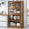 Coffee Shop Kitchen Cabinets Household Furniture Multi-layer Storage Cabinet Villa Floor-to-ceiling Locker with Door r 1
