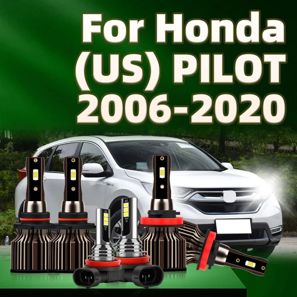 

6000K 170W H11 HB3 Powerful Led Headlight Car Fog Light For Honda (US) PILOT 2006 2007 2008 2009 2010 2011 2012 2013 2014-2020
