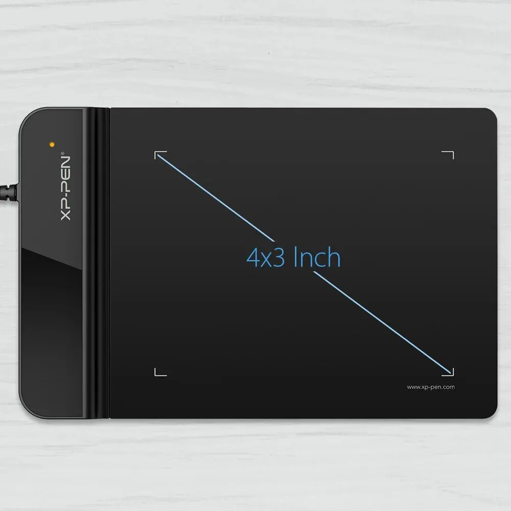 XPPen G430S 그래픽 드로잉 태블릿, 8192 단계 압력, 배터리 프리 스타일러스, 윈도우 맥용 4x3 인치 태블릿