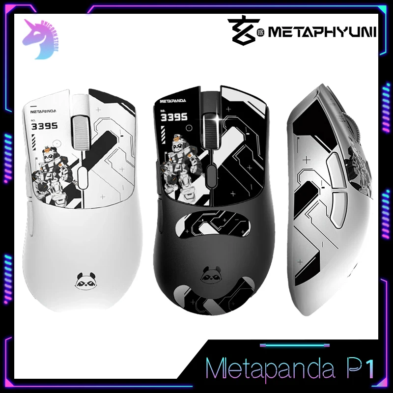 Metapanda Wireless Gamer Mouse 3 Modalità 2.4G Bluetooth Mouse Paw3395 26000Dpi Kailh Esport Gaming Mouse Office Per Windows Mac Gift