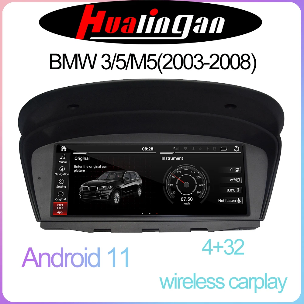 Головное устройство Android 11 мультимедийный DVD стерео радиоплеер Carplay для BMW серий