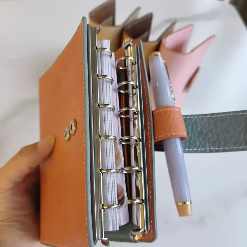 1Piece A6A7A8 Metal Loose Leaf Notebook Binder Ring Student Scrapbook Planner Coil Book DIY Decor Binder Ring Folder Accessories