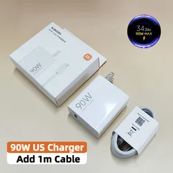 90W Xiaomi Hyper Turbo Charger with Super Fast Charging Cable - US with 1m cable