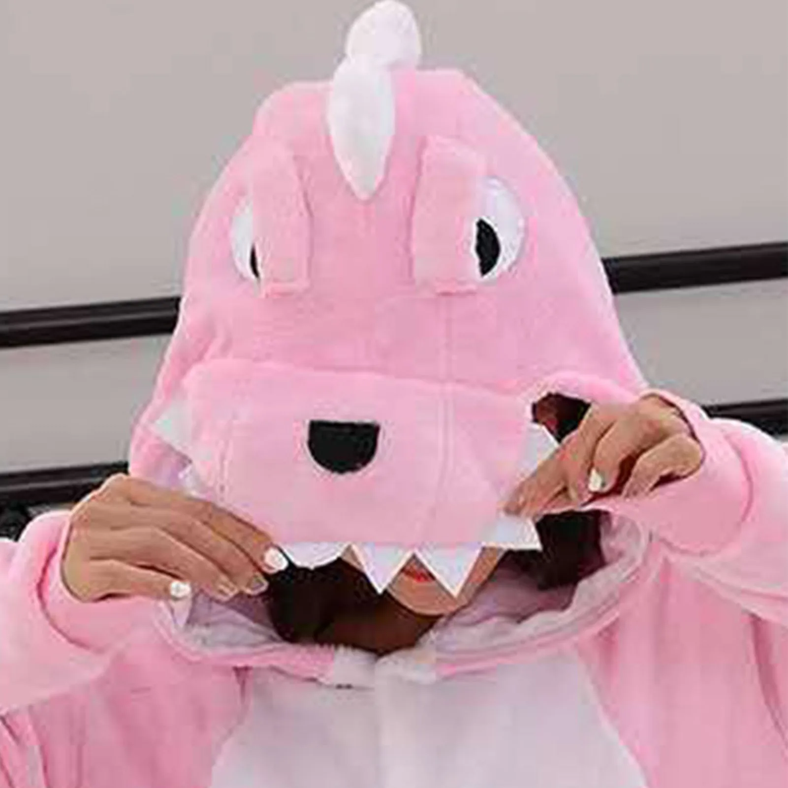 1Pcs/lot Cute Cartoon Women Adult Onesie Pajamas Owl/Cow/Dinosaur Shape Home Sleepwear for Daily Adult Cosplay Costume