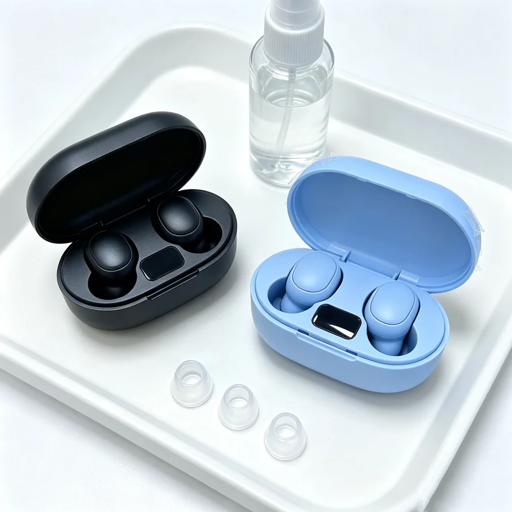 Wireless Bluetooth Earphones with Enhanced Vocal Clarity and Lightweight Portable Design