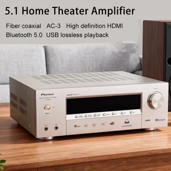 5.0 Bluetooth Amplifier 1200W High Power Amp 5.1 Home Theater Sound System Hifi Fever HDMI Fiber Coaxial For Speaker Amplifiers