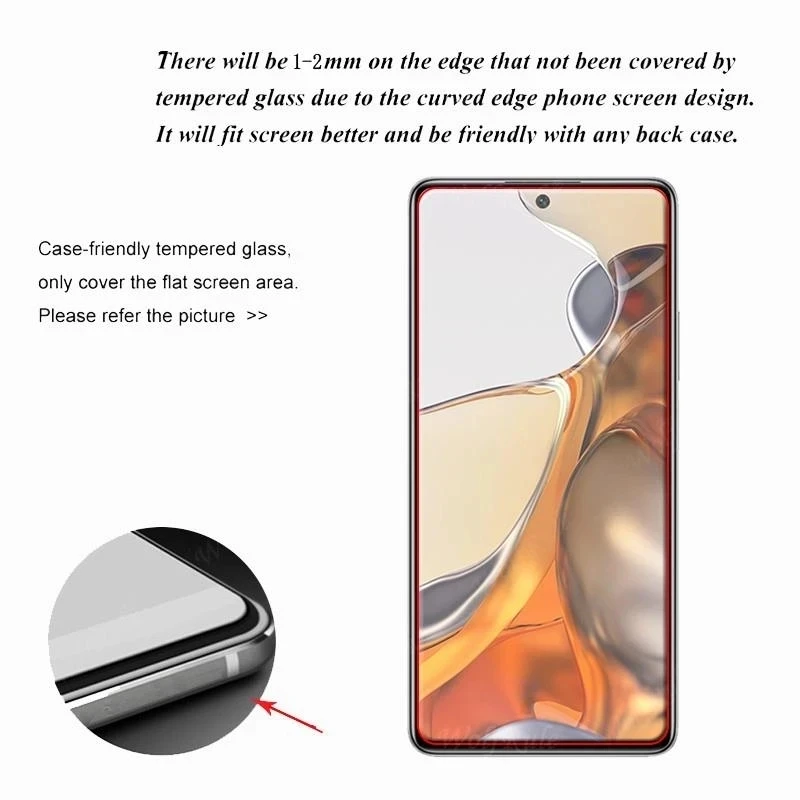 HD Tempered Glass Screen Protector Set - Pack of 3