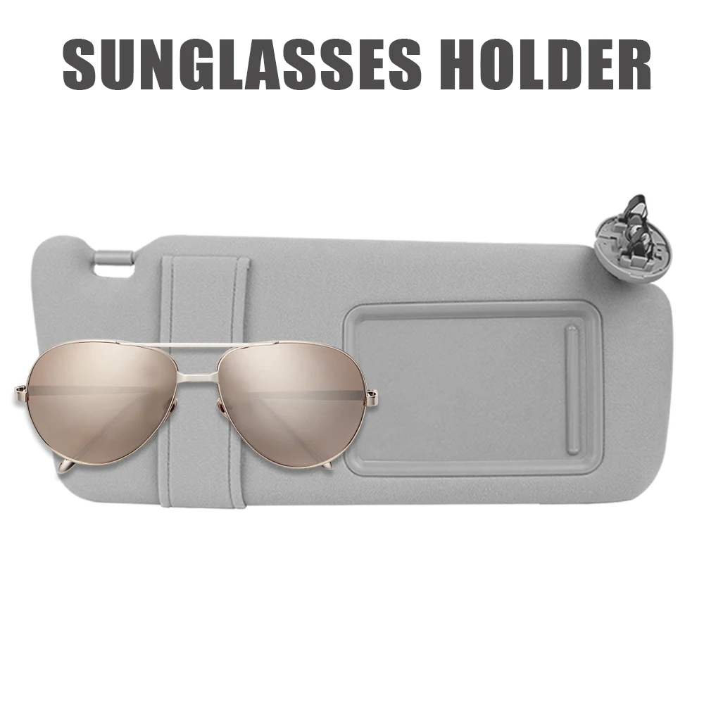 도요타 캠리 2007-2011 그레이 햇빛가리개 운전자 조수석, 메이크업 미러, 오른쪽 왼쪽 정리함, 자동차 선 바이저