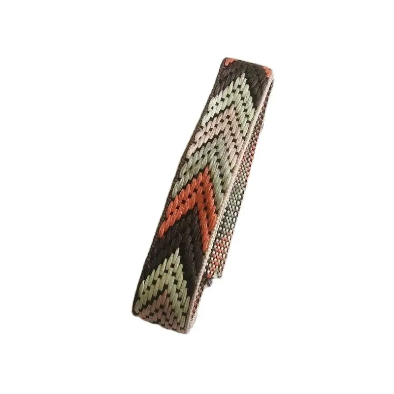 7Yards/lot Wide 2.2cm Woven Jacquard Ribbon Geometric Figure For Straps Clothing Accessory ls-1265