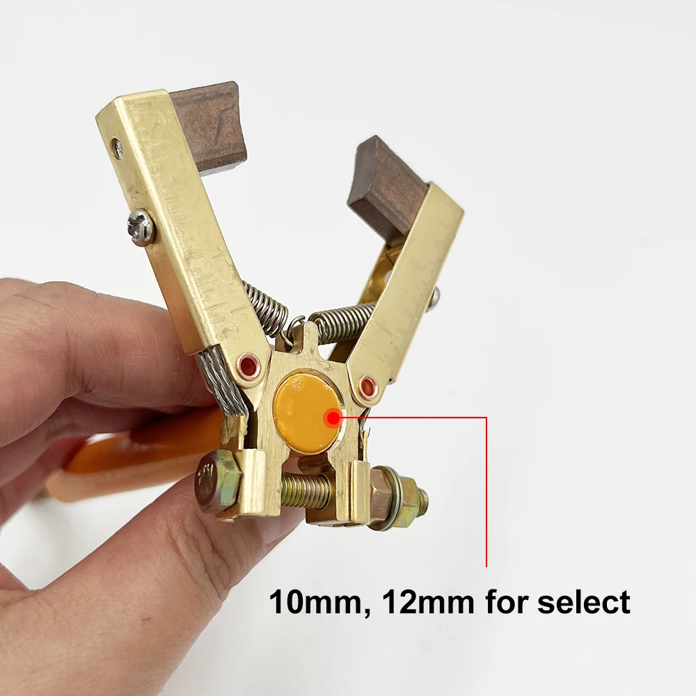 Carbon brush holder Jumpasit V Shape Slip Ring Copper Carbon Brush Holder 6x12 8x12 6.5x20 10A 13A 15A Assembly