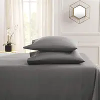 Taie d'oreiller Queen King en coton et Polyester, solide pour lit, enveloppe Pure et épaisse, housse de coussin, sommeil doux, taille Standard, une pièce 4