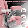 Big and Tall Office Chair 500lbs - Adjustable Headrest&Lumbar Support, 3D Flip Arms, Large Wheels &Heavy Duty Metal Base 4