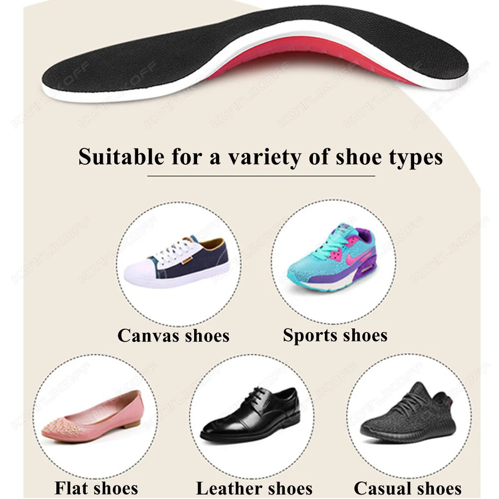 Premium Orthesen Hohe Arch Support Einlegesohlen Gel Pad 3D Arch Unterstützung Flache Füße Für Frauen/Männer Orthopädische Schuhe Sohle fuß Schmerzen – Detail 24