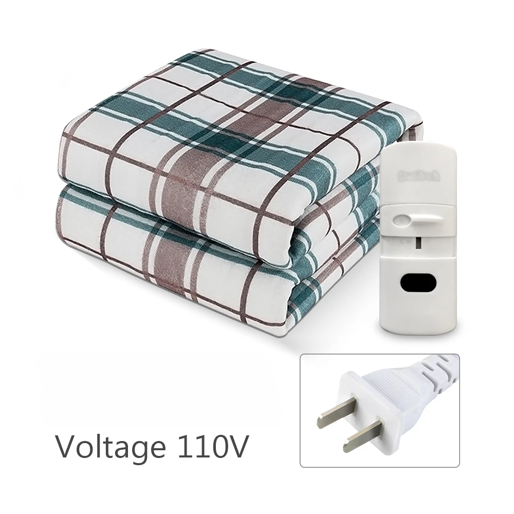 Cozy Electric Heated Blanket - Adjustable Temperature Thick Thermal Mat