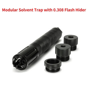 1 58 OD 10 L 7075 Aluminum 1 2x28 5 8x24 Modular Solvent Trap Fuel Filter