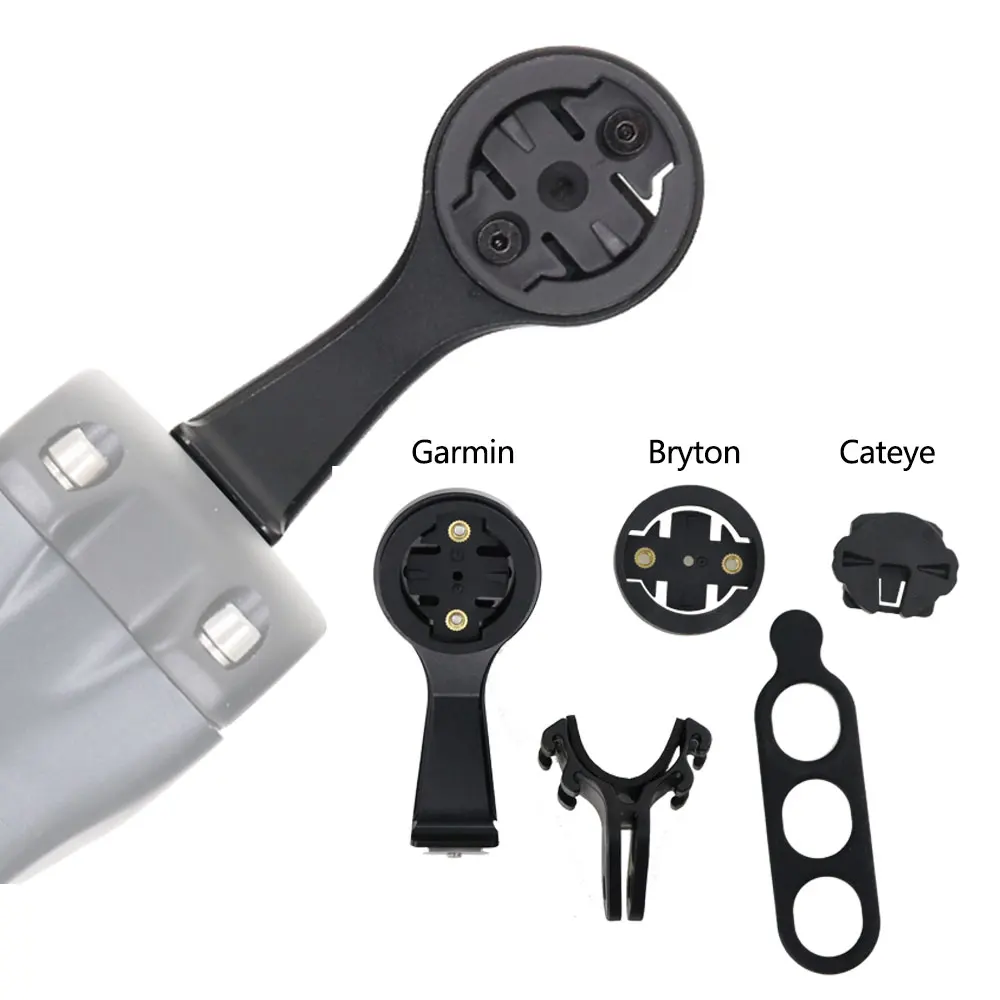 BlissfulAbode Supporto per Fotocamera, Adattatore per Computer da Bicicletta Maschio per Garmin, Colore Nero (Femmina
