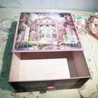 Boîte à maquillage Flower Knows édition limitée, design rose fantaisie style palais, pour la nuit d'été 2