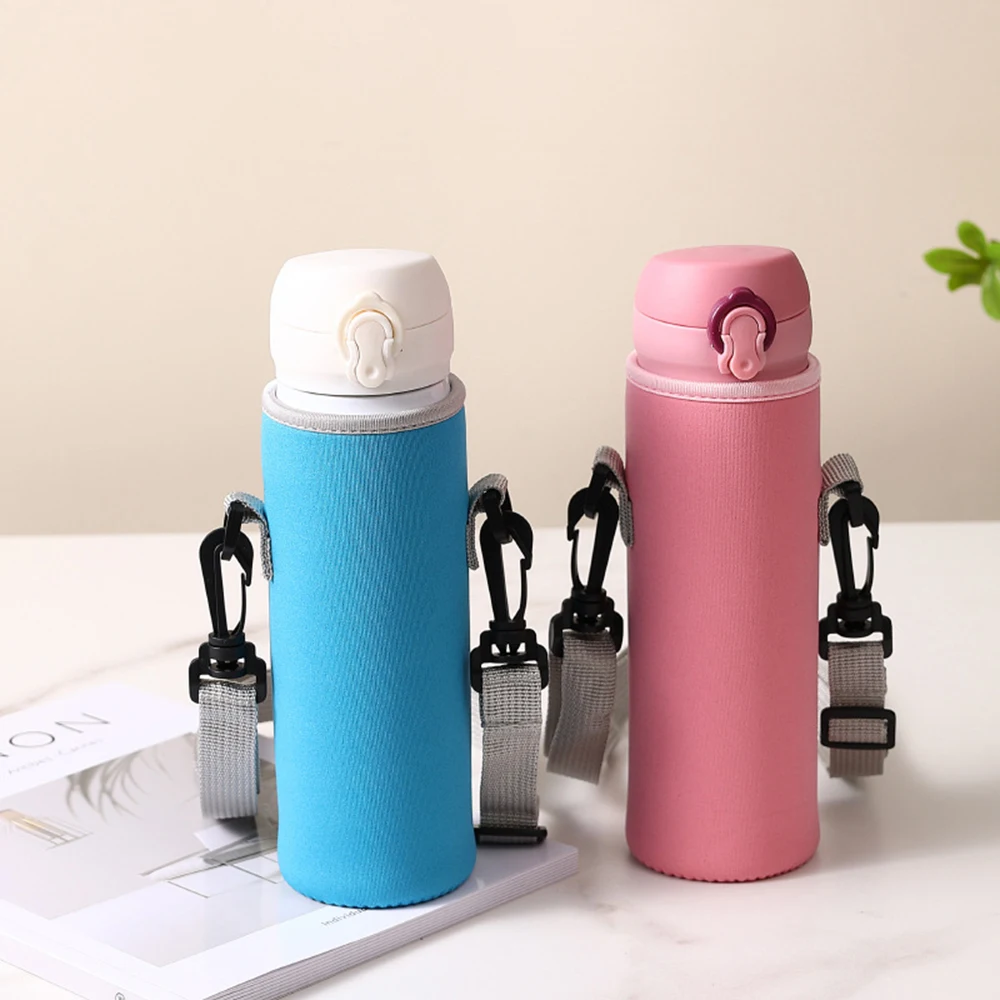 Einfache stilvolle Thermo becher abdeckung verstellbare Riemen griff Flaschen halter für Fitness Thermo becher Gürtel – Detail 2