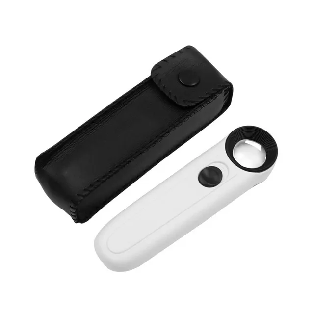 with leather case