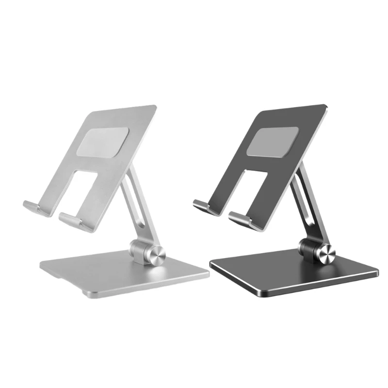 

Adjustable & Foldable Aluminum Notebook Holder Sleek Tablet Stand Sturdy Holder