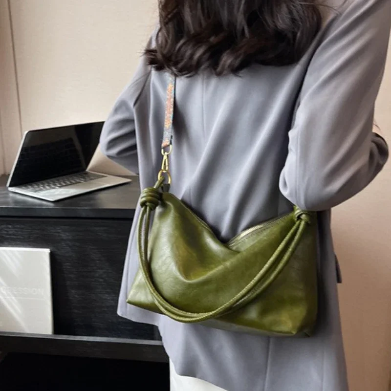 Women Tote Bag Large Capacity Soft PU Leather Shoulder Bag New Luxury Designer Crossbody Bag for Women Casual Portable Handbags