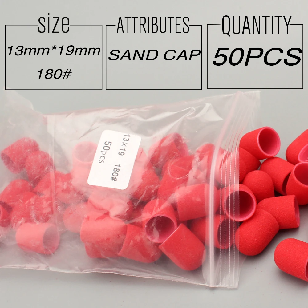 Nail Sanding Bands 50PCS For Electric Manicure Machine 3 Types Grit