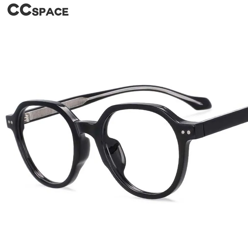 54255 TR90 Retro Runde Brille Rahmen Acetace Bein Männer Frauen Computer Blau Licht Brillen