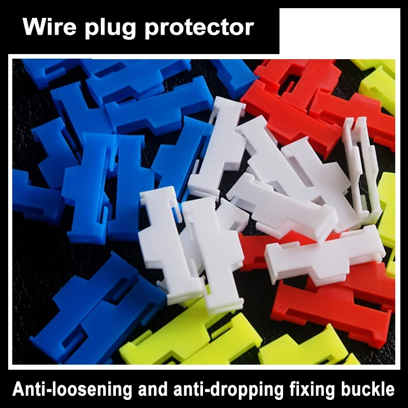 

50pcs/Lot Servo Extension Cable Buckle Clip Plastic Servos Cord Fastener Jointer Plugs Fixing Holder For Diy Rc Airplane Parts