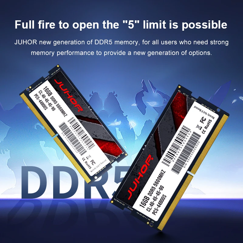 b*d様 JUHOR 16GB DDR5 メモリー JUHOR Memoria Ram DDR5 RAM 16GB 32GB 5600MHz 6000MHz 6400MHz